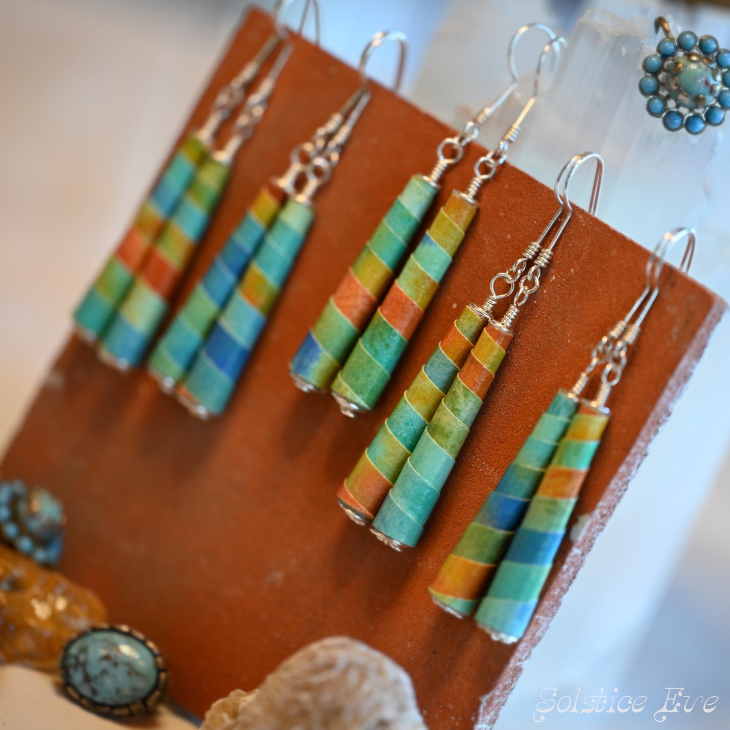 Canyon Watercolor Earrings